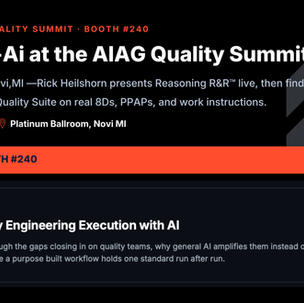 Bring Your Last Rejection to Booth #240 at AIAG
